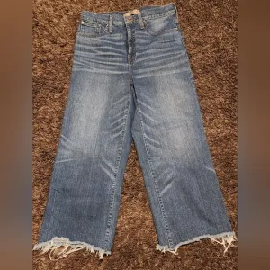 J. Crew Point Sur Denim Darkwash High-rise Wideleg Crop Designer Jeans Sz. 29 **
