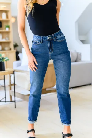 Judy Blue High-Rise Cool Denim Boyfriend Jeans