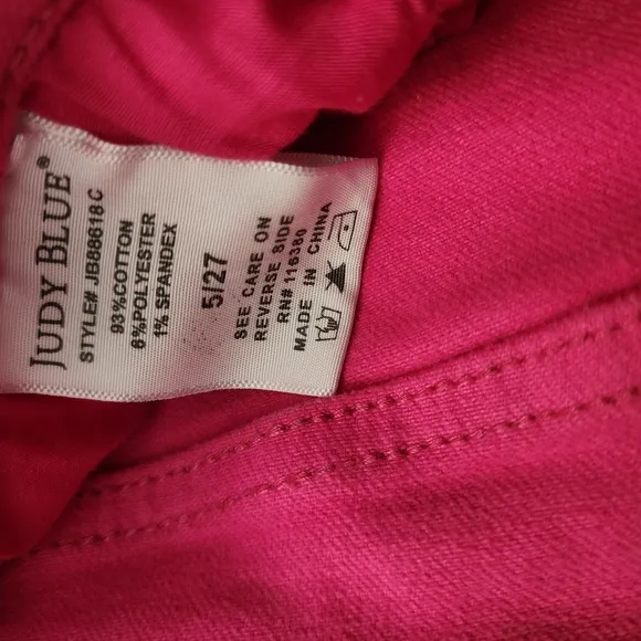 Judy Blue Hot Pink Limited Edition Flare Jeans