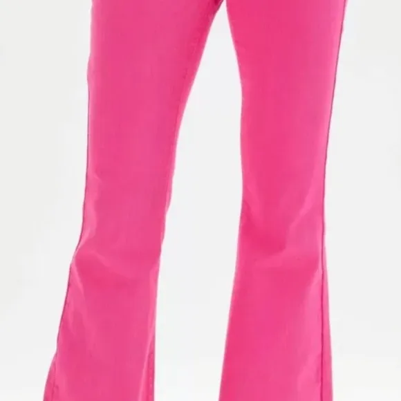 Judy Blue Hot Pink Limited Edition Flare Jeans
