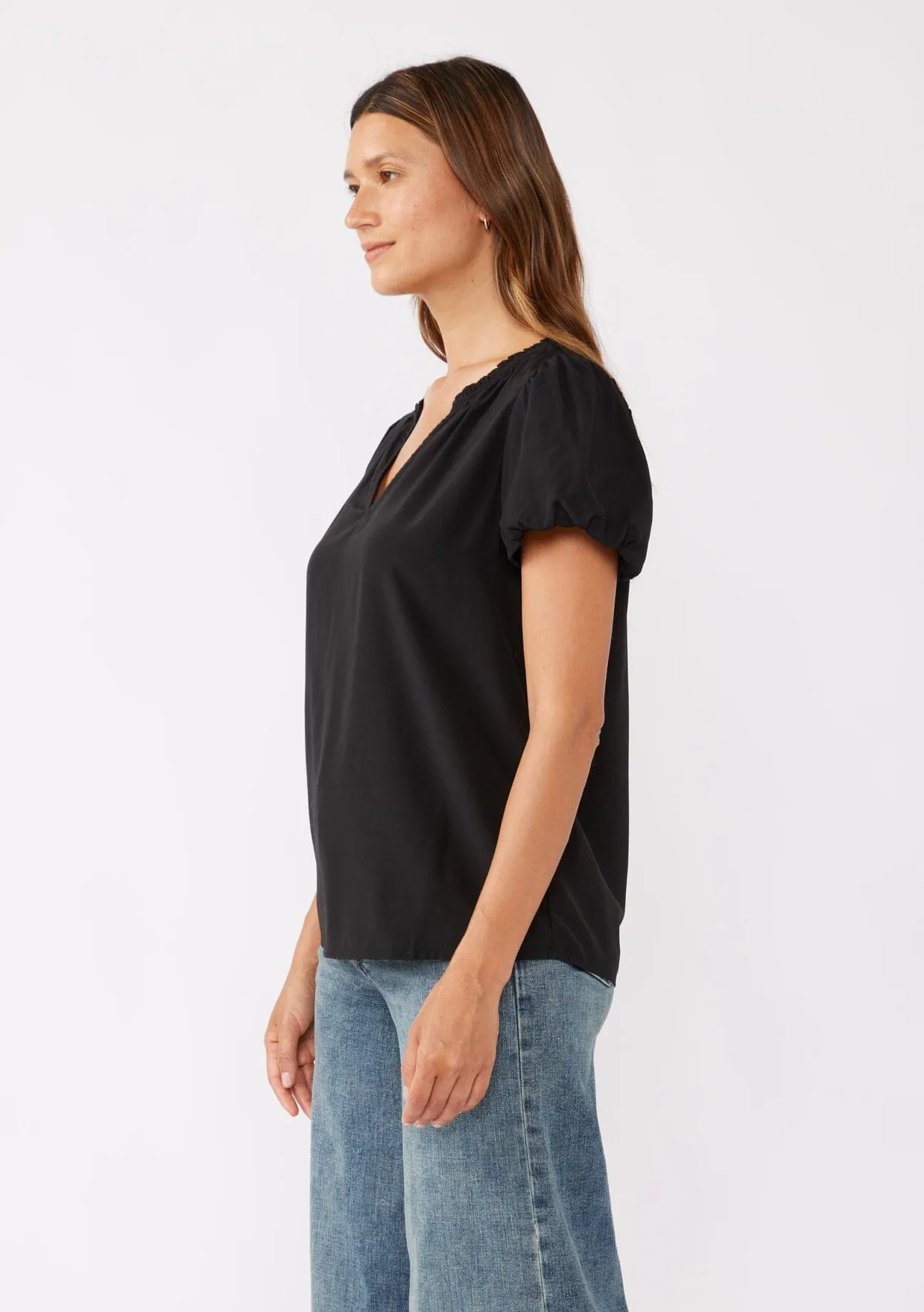 Julieta Bubble Sleeve Top