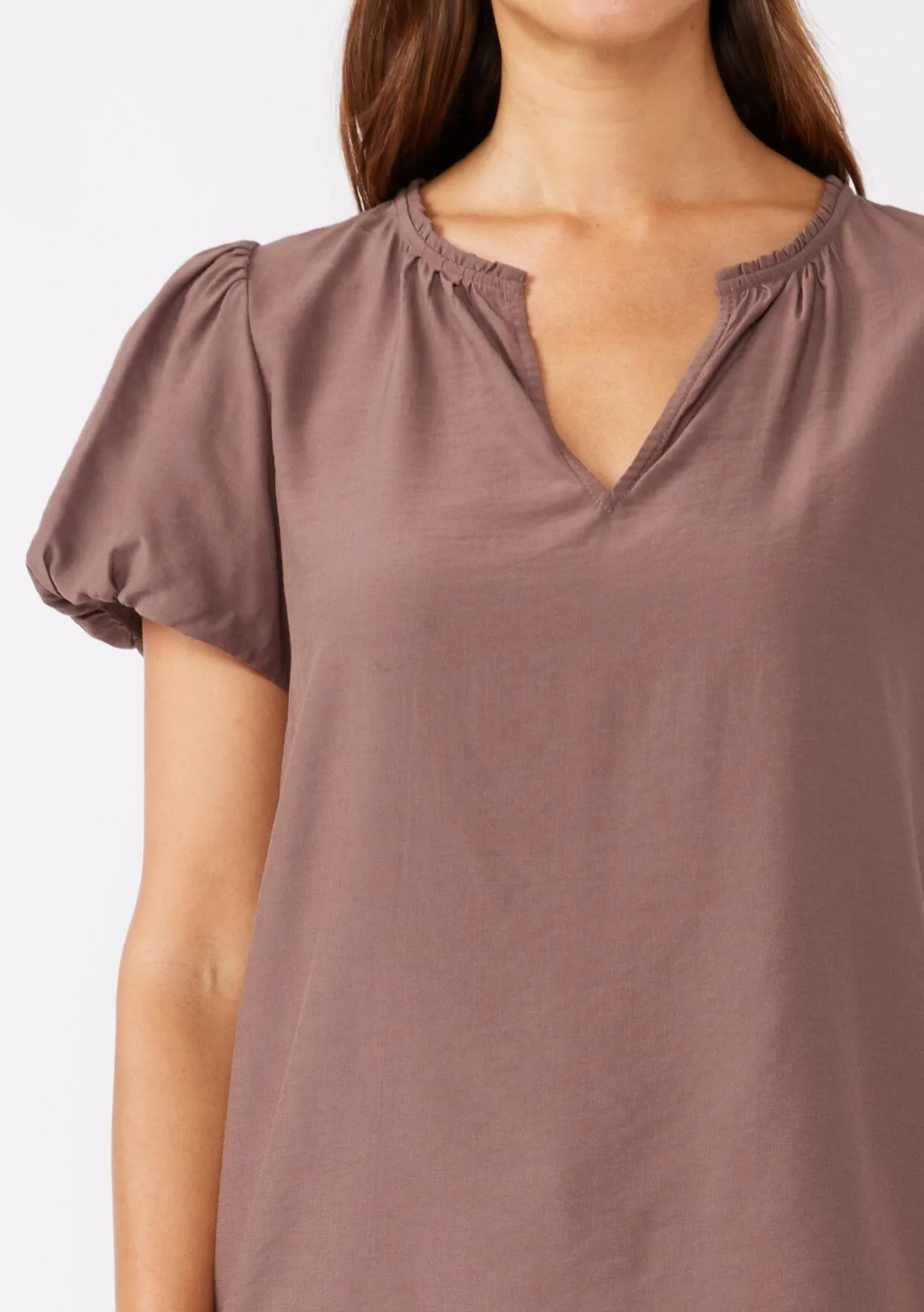 Julieta Bubble Sleeve Top
