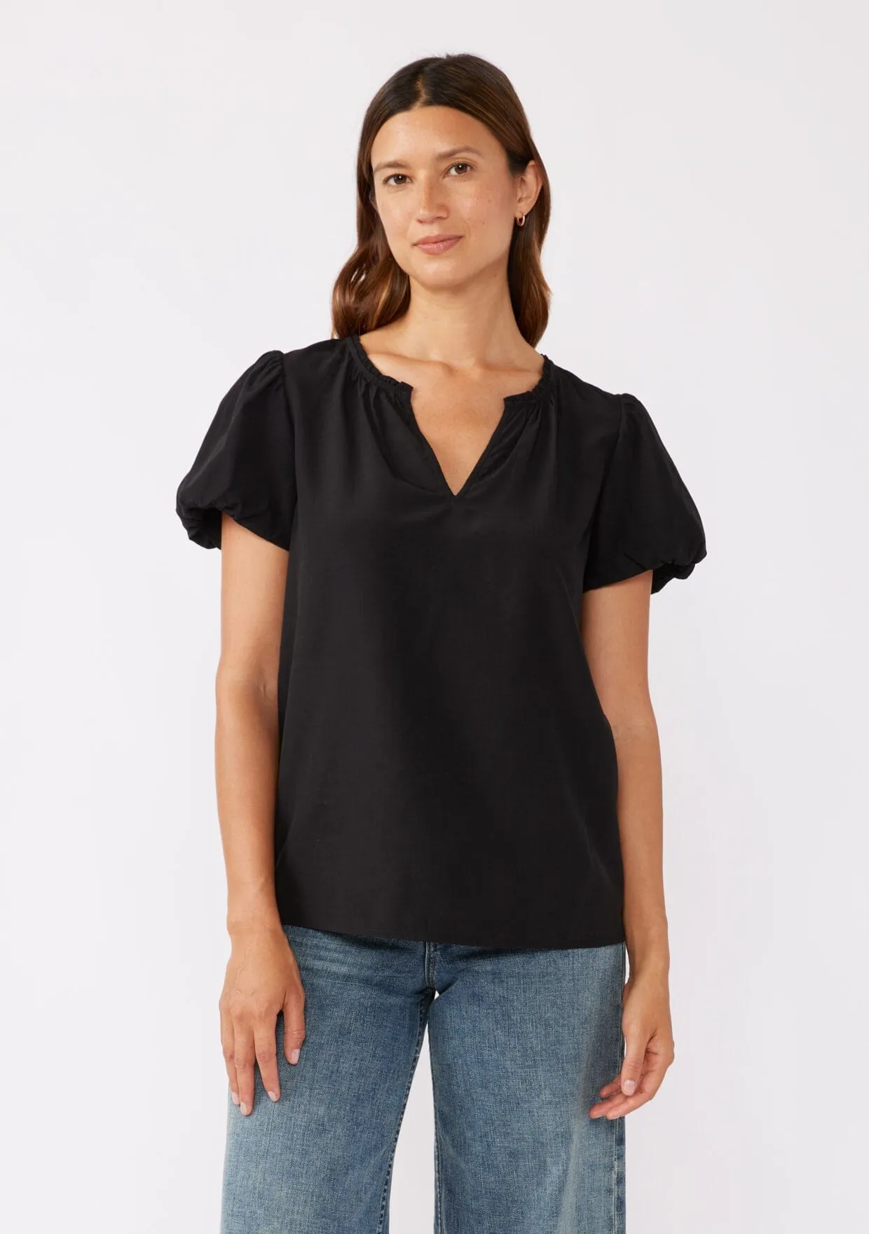 Julieta Bubble Sleeve Top