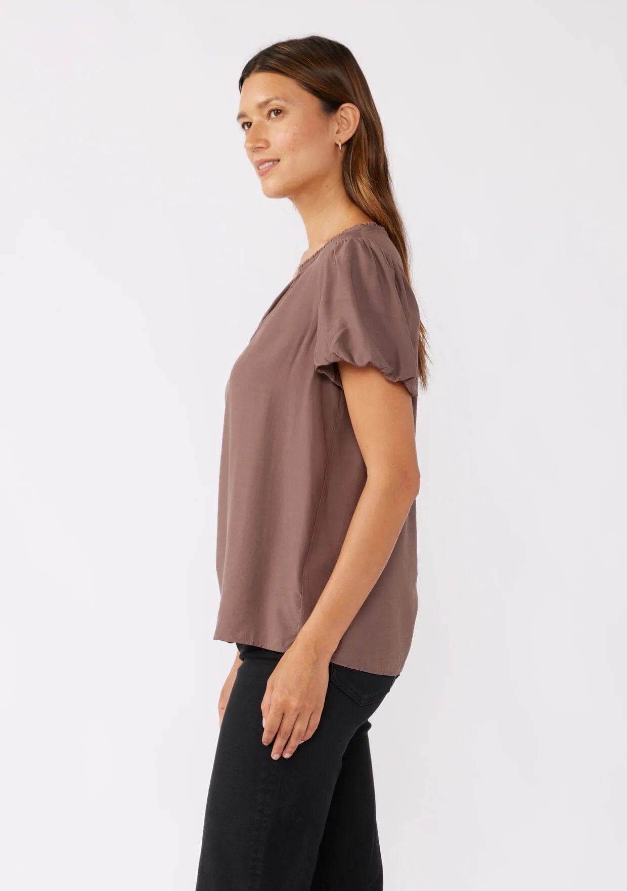 Julieta Bubble Sleeve Top