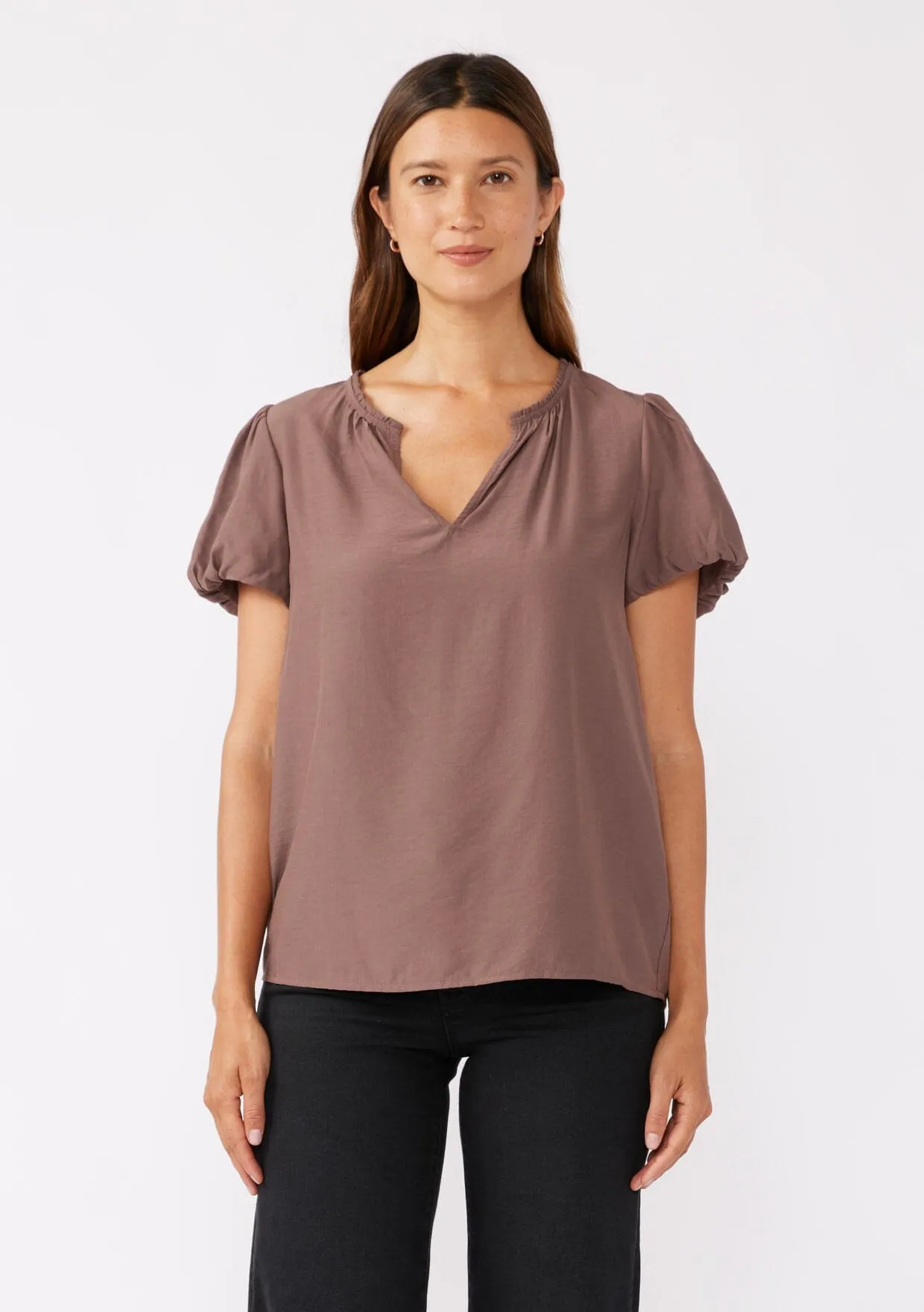 Julieta Bubble Sleeve Top
