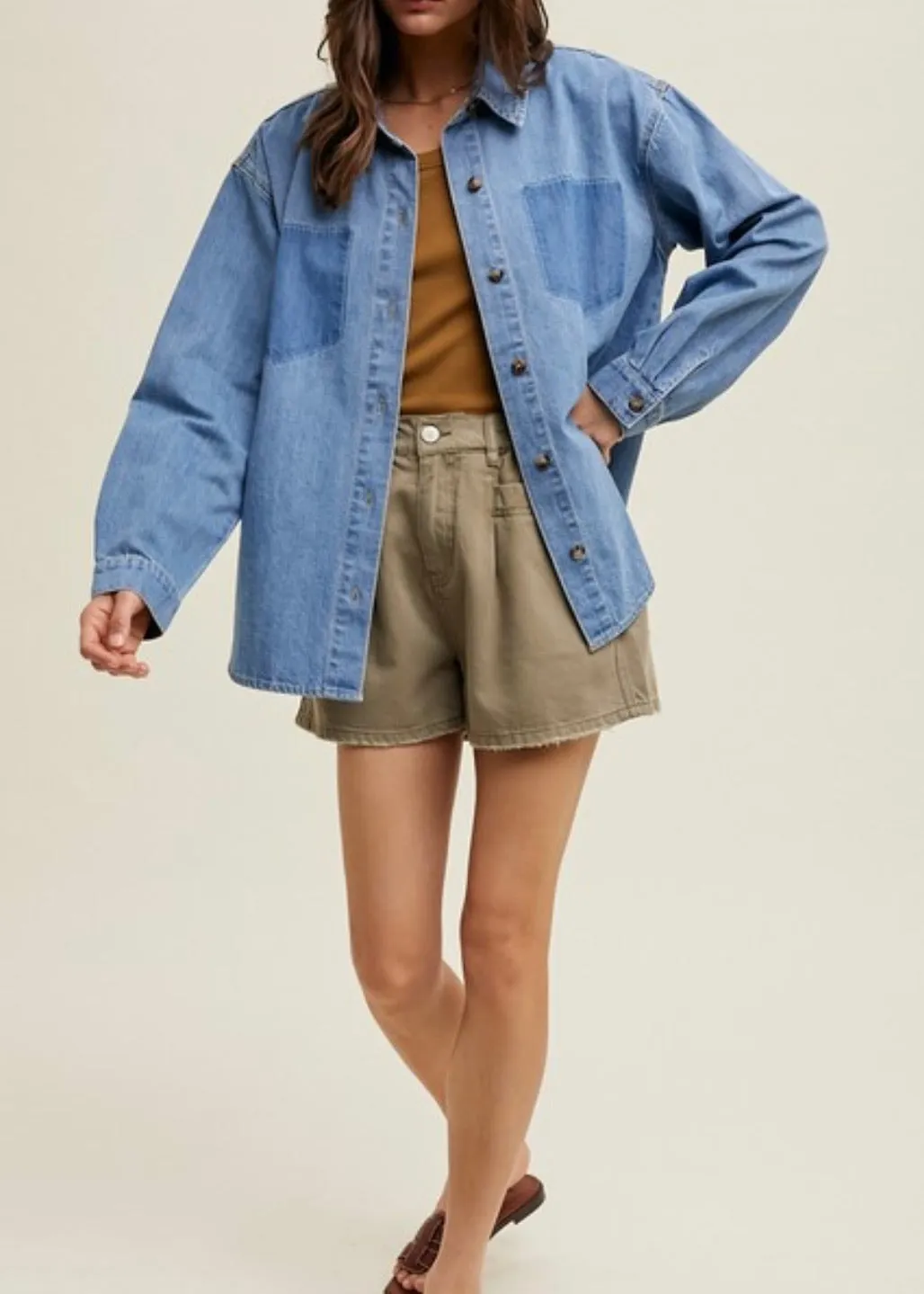 Juno Denim Top