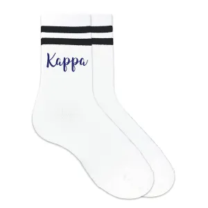 KAPPA Striped Sorority Crew Socks
