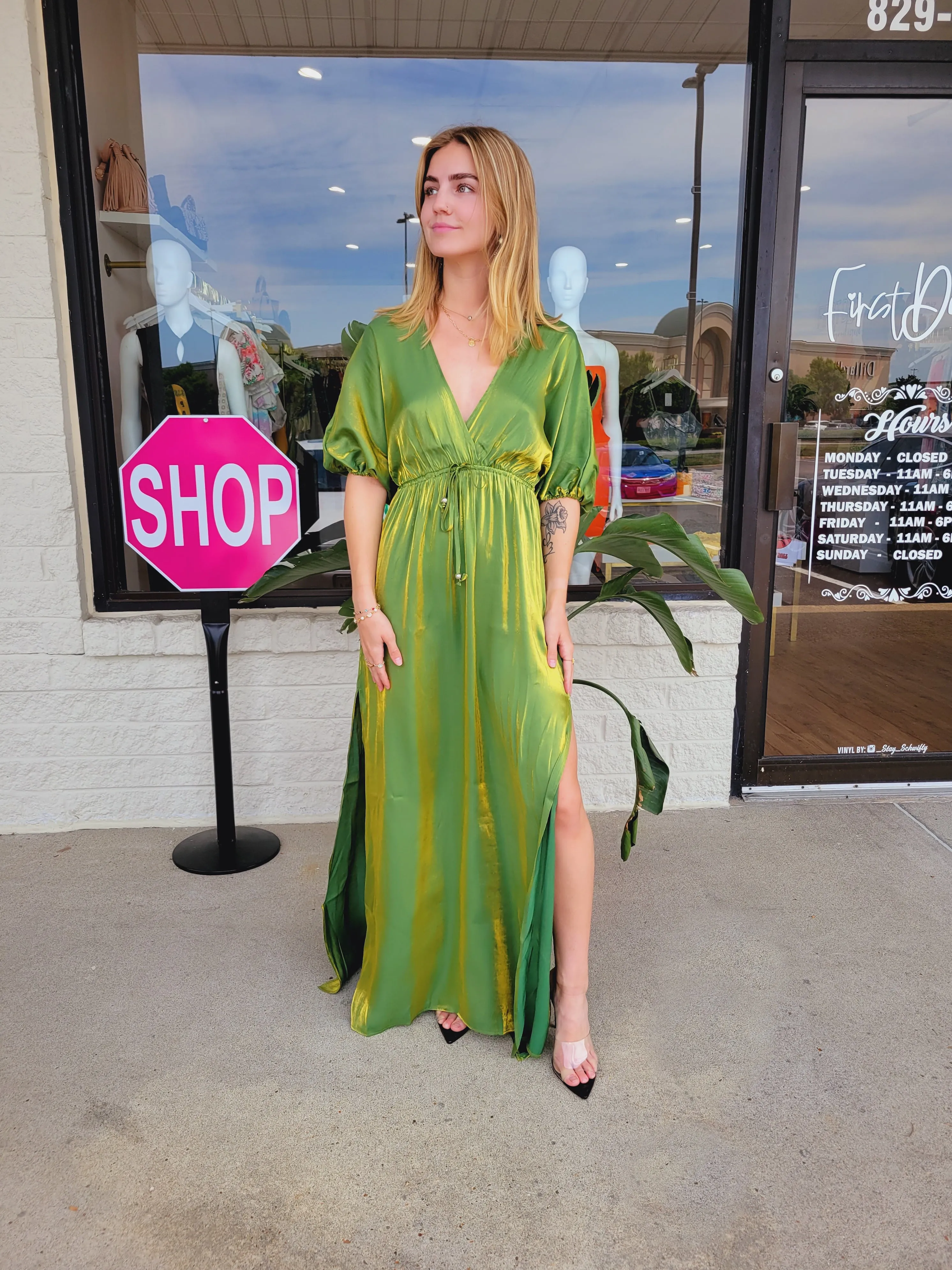 Kiwi Kaleidoscope Dress