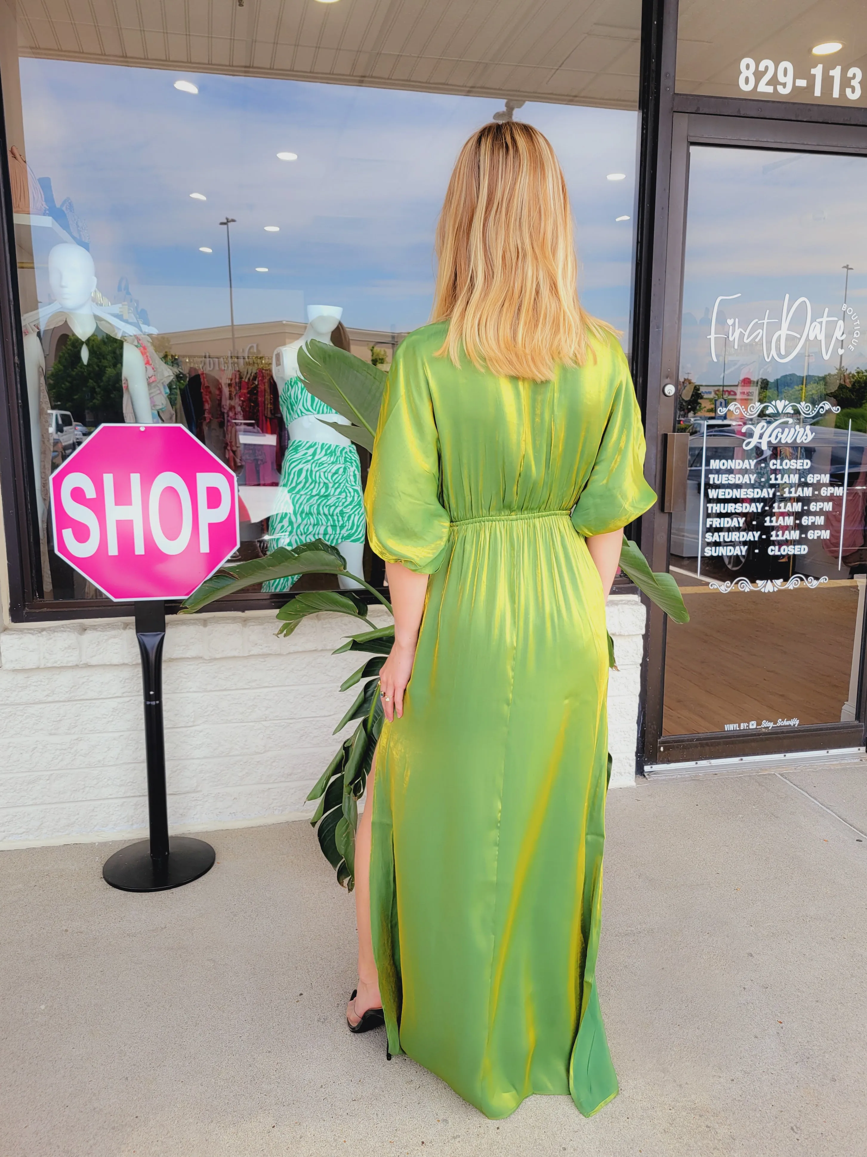 Kiwi Kaleidoscope Dress