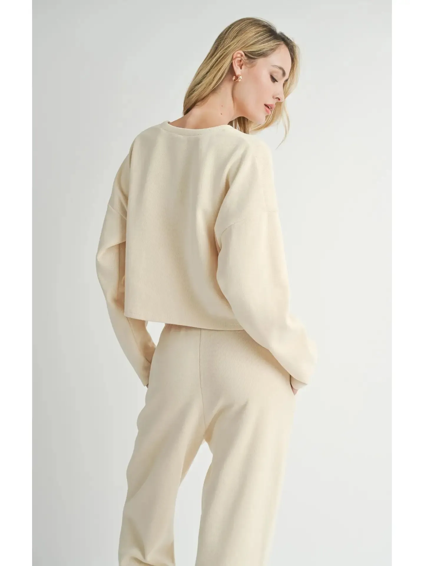 Knit Crewneck {Cream}