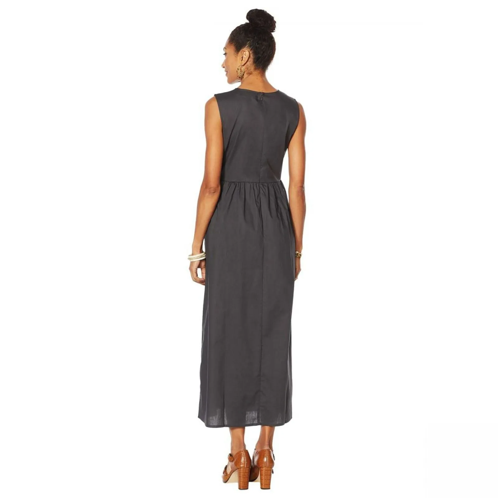 LaBellum by Hillary Scott Women's Plus Size Embroidered Maxi Dress