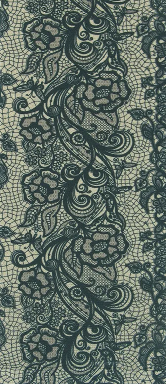 Lace Trellis on Fossil Knee Highs