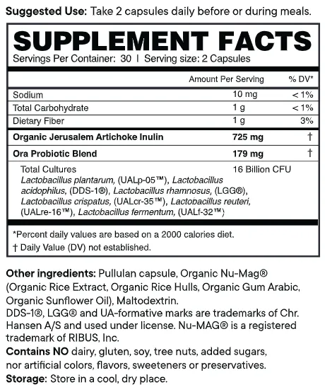 Lady Bugs: Women's Probiotic & Prebiotic Capsules