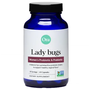 Lady Bugs: Women's Probiotic & Prebiotic Capsules