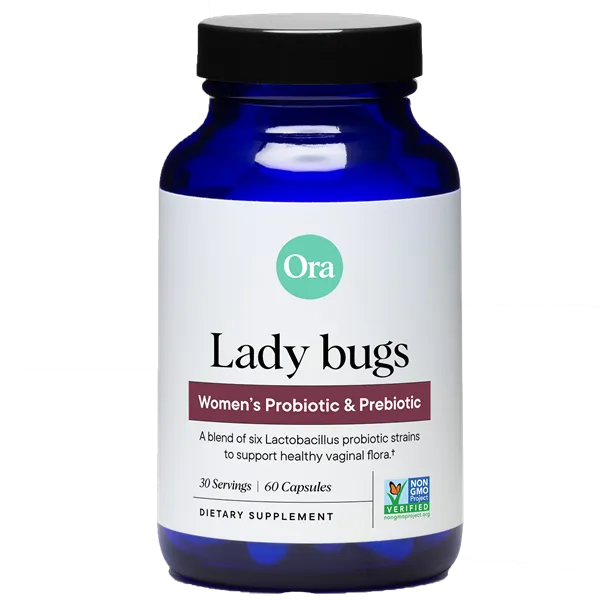 Lady Bugs: Women's Probiotic & Prebiotic Capsules