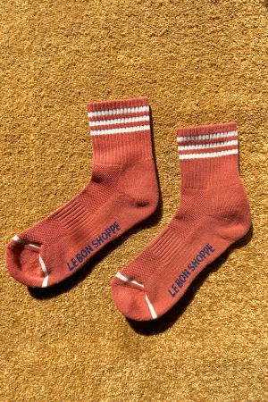 Le Bon Shoppe - Girlfriend Socks / Terracotta