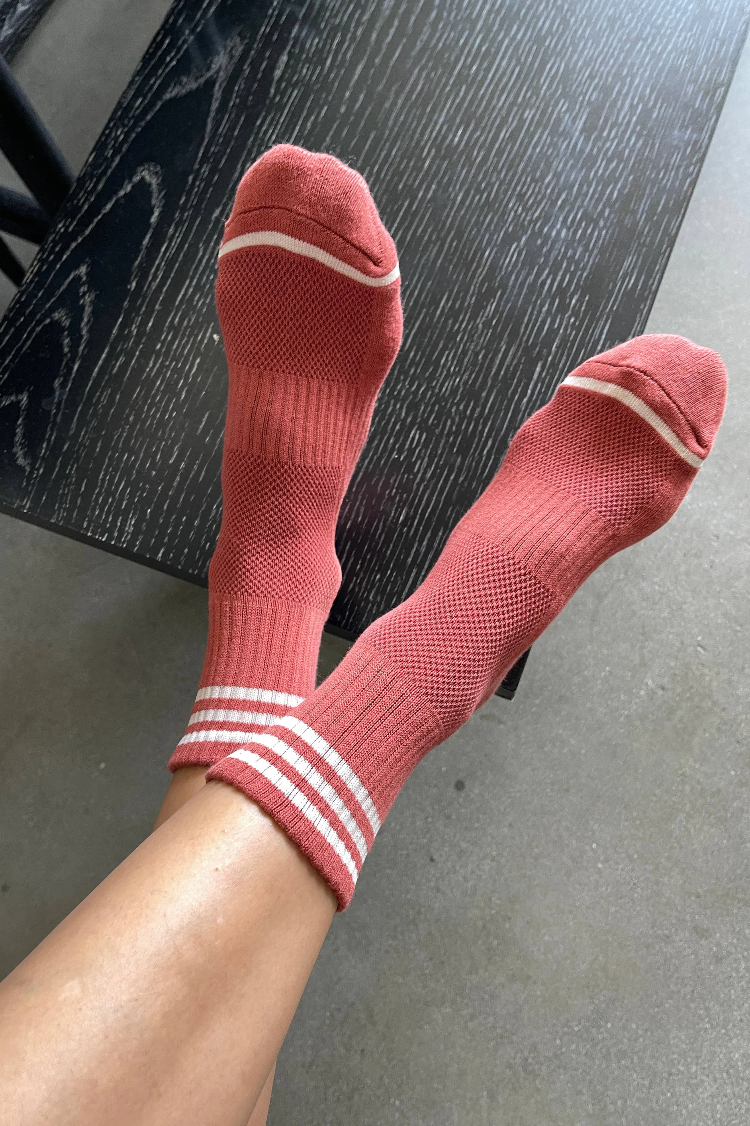 Le Bon Shoppe - Girlfriend Socks / Terracotta