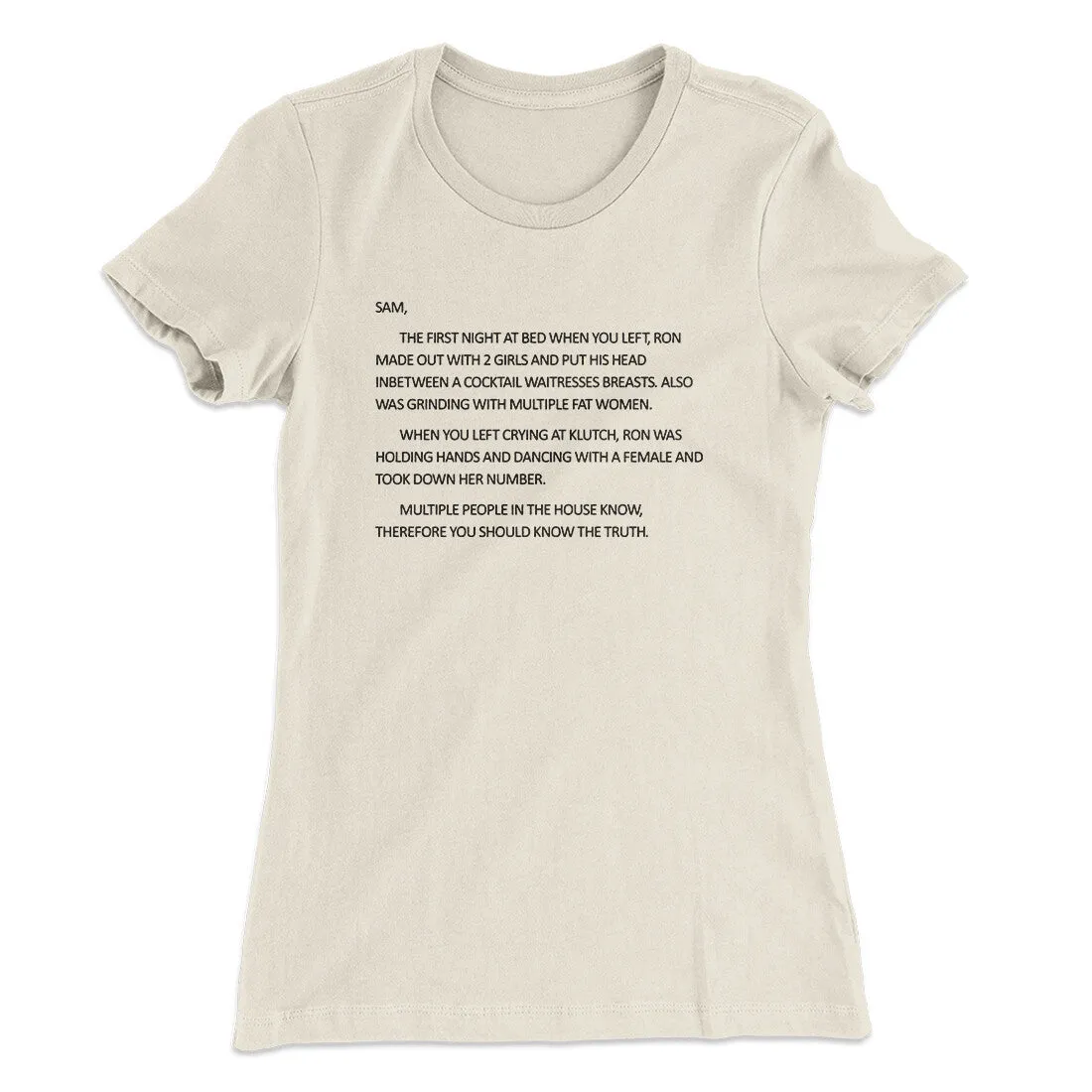 Letter To Sam Women's T-Shirt