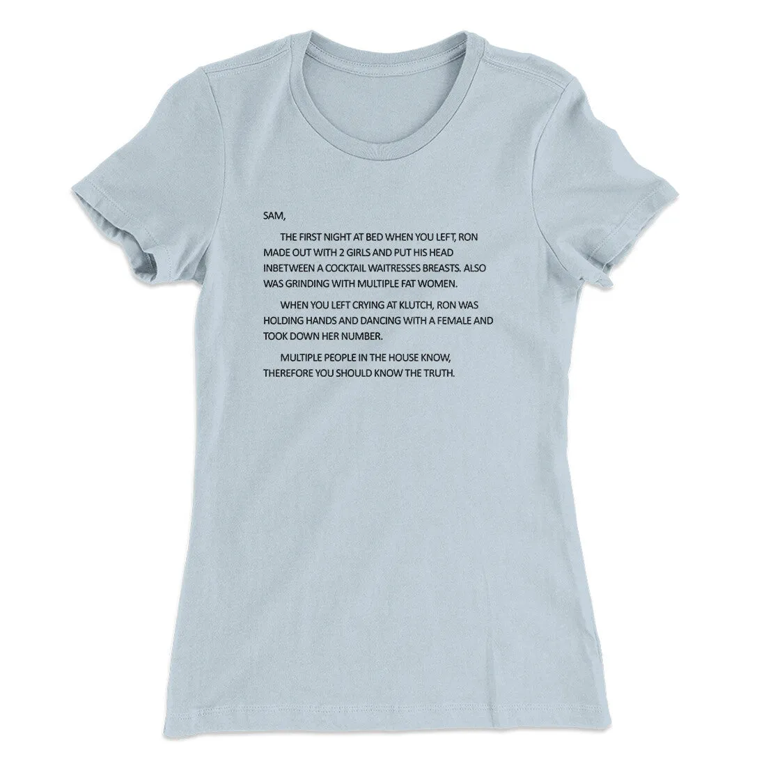 Letter To Sam Women's T-Shirt