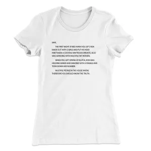Letter To Sam Women's T-Shirt