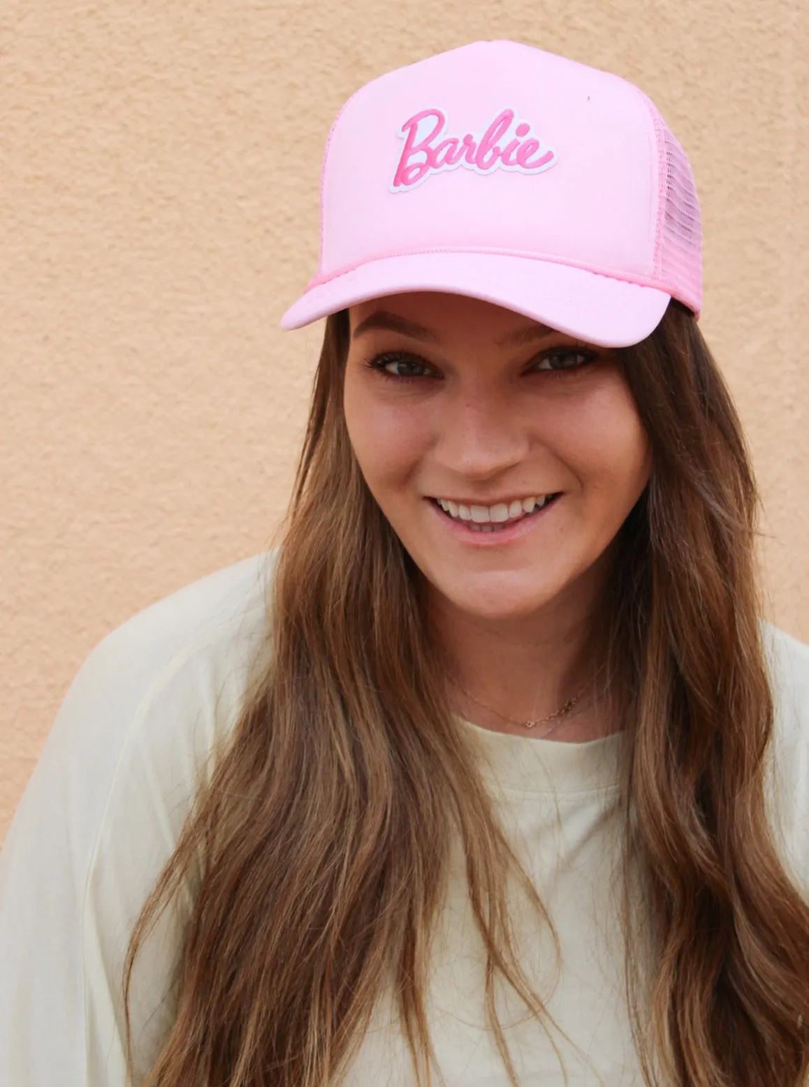 Light Pink Barbie Trucker Hat