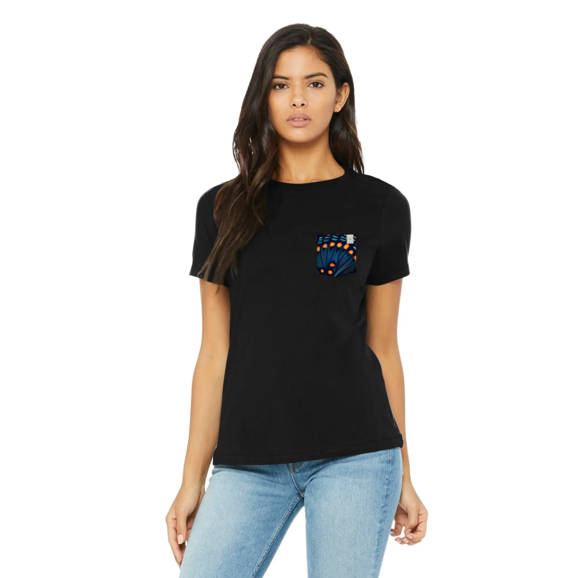 Limenitis Arthemis Butterfly Women's Pocket Tee