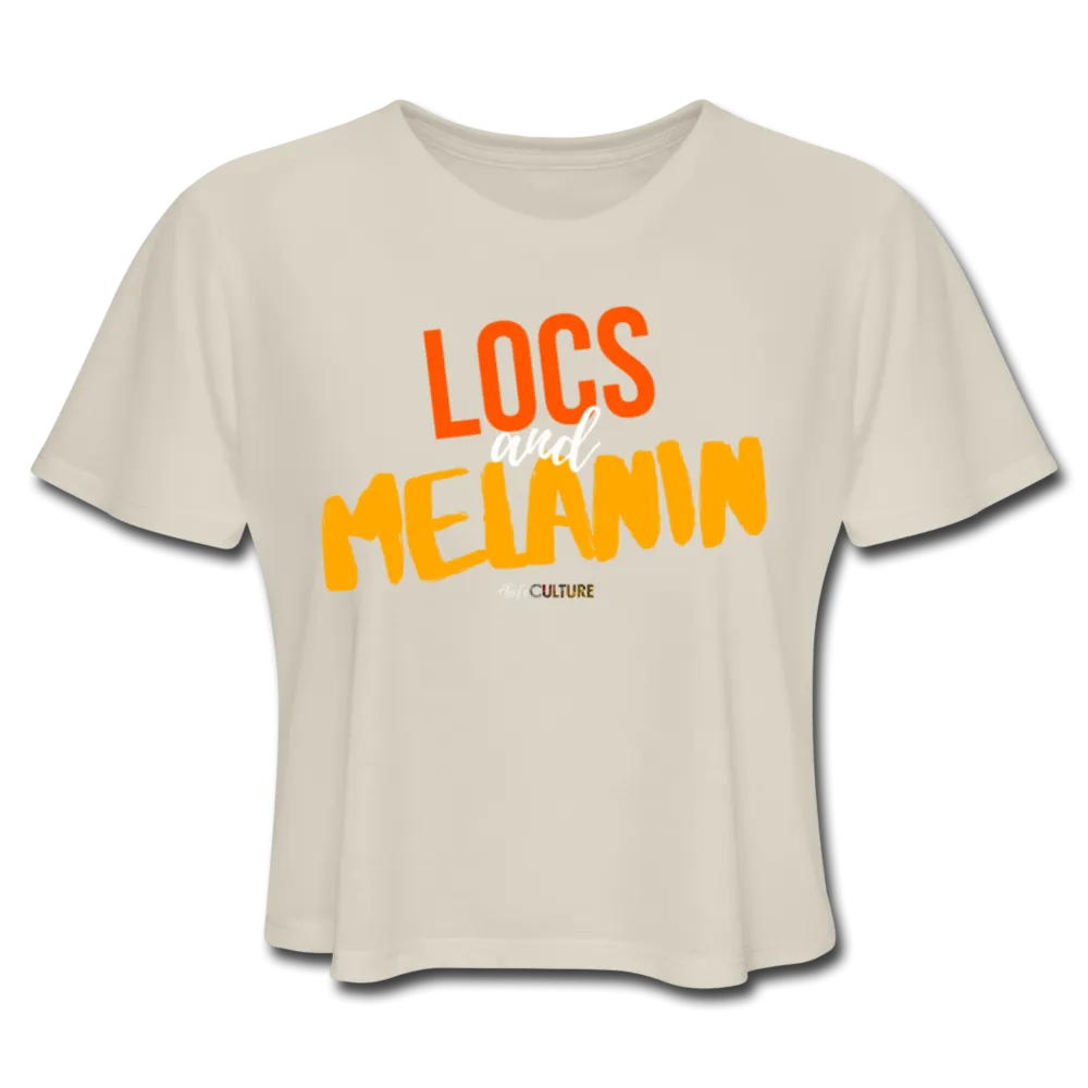 LOCS and MELANIN Women's Cropped T-Shirt