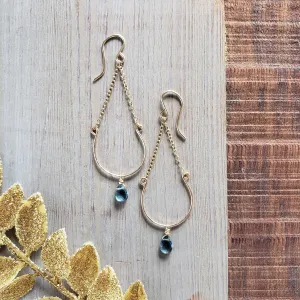 London Blue Topaz Earrings