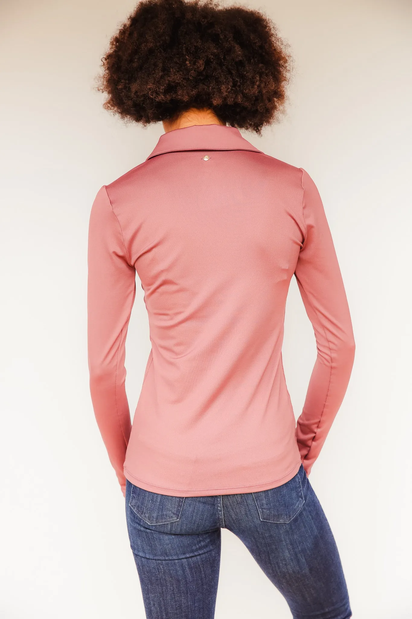 Long Sleeve Gracie Shirt - Dusty Rose
