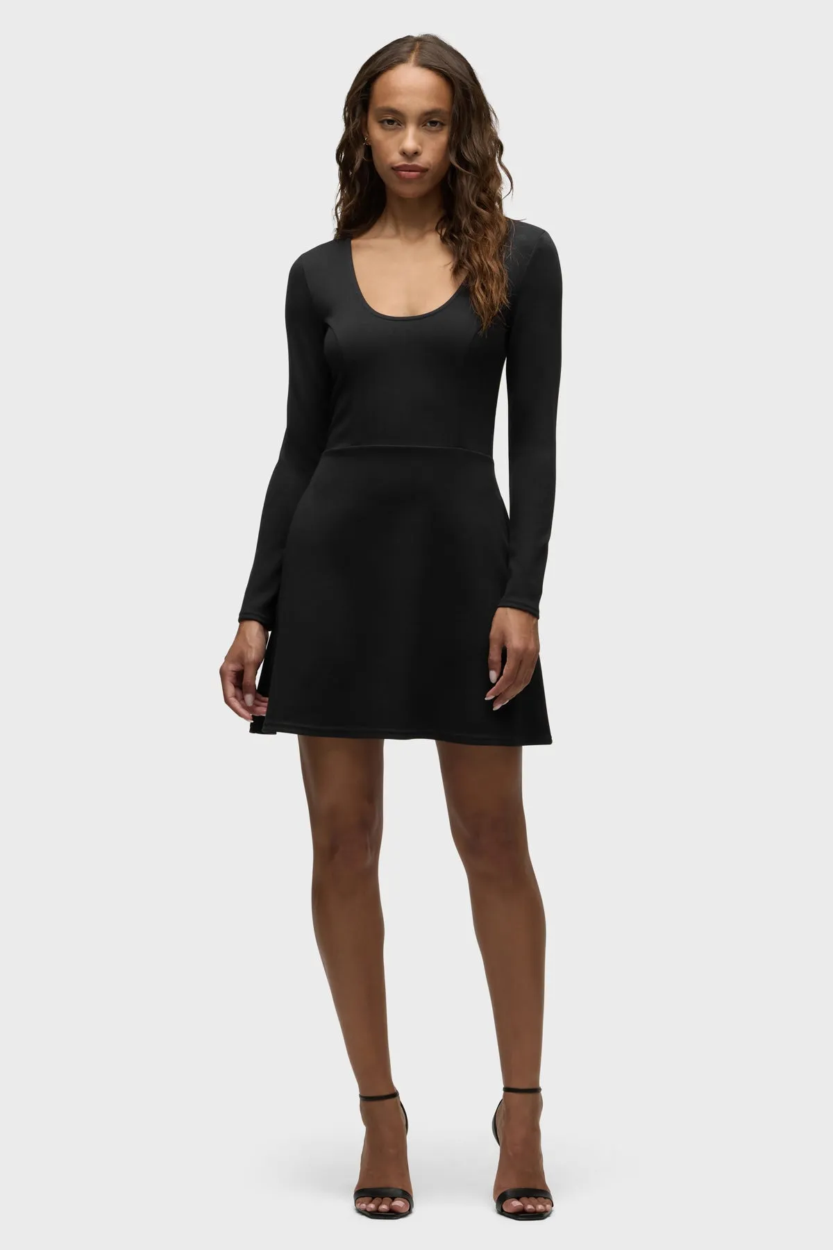 Long Sleeve Skater Dress