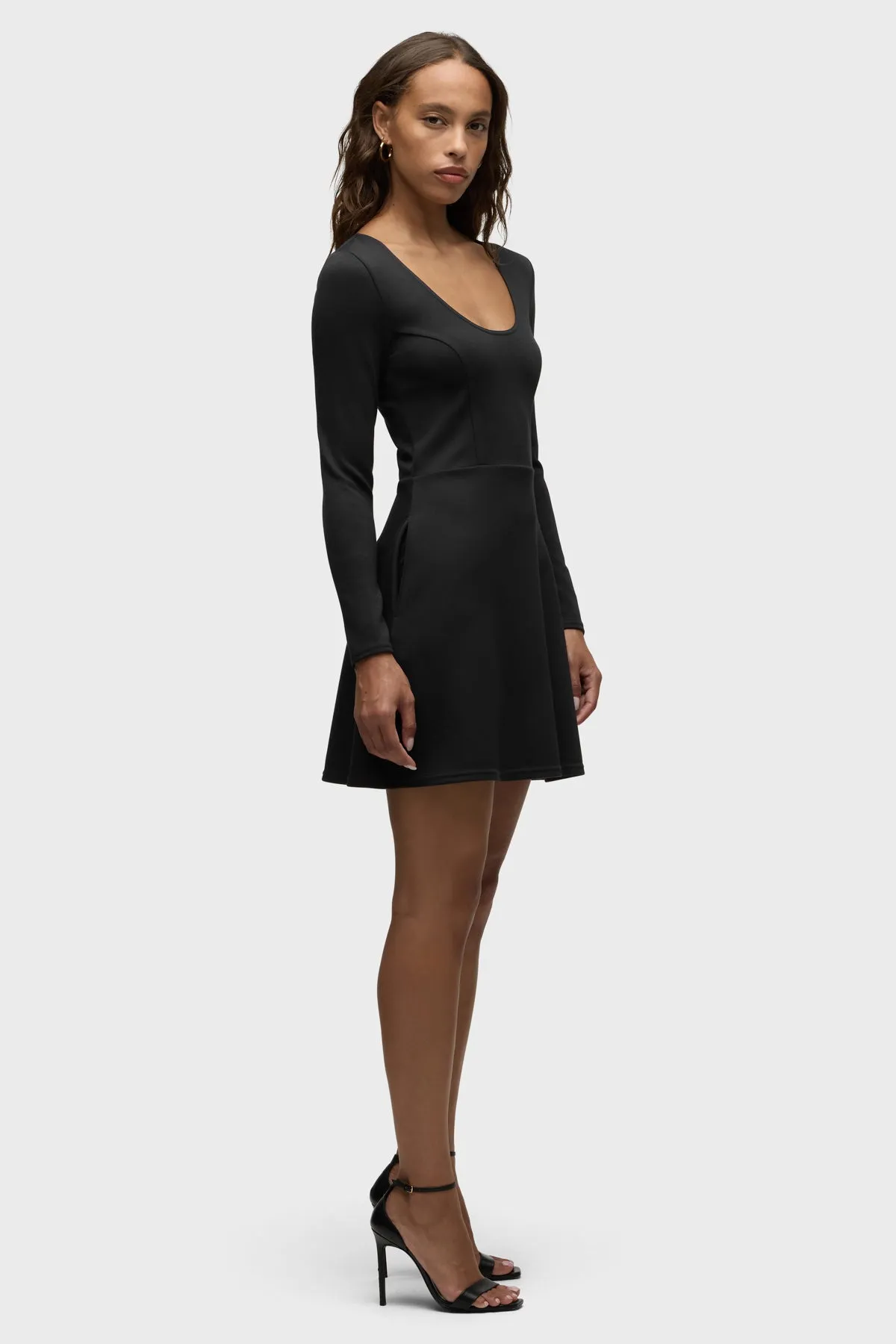 Long Sleeve Skater Dress