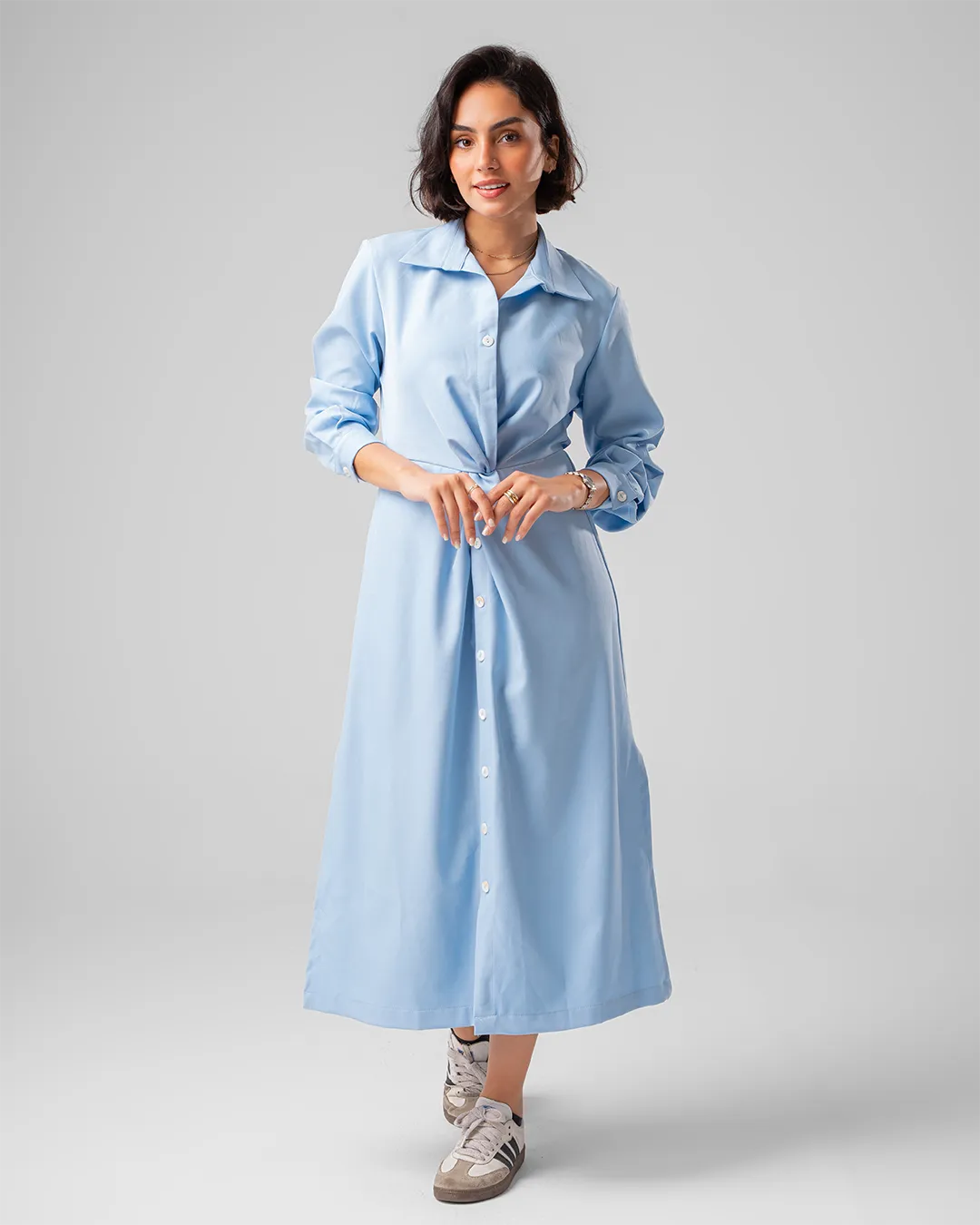 Long Sleeves Dress-Women