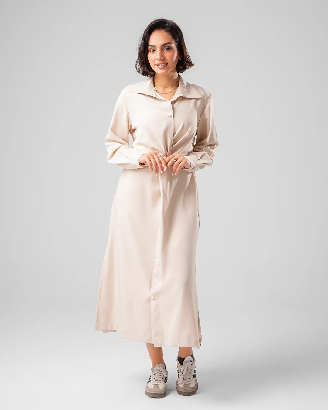 Long Sleeves Dress-Women