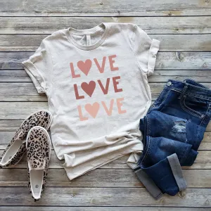LOVE X3 TEE