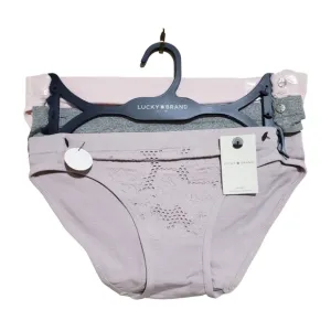 Lucky Brand Women's Crochet Lace Bikini 3 Pairs NWT!