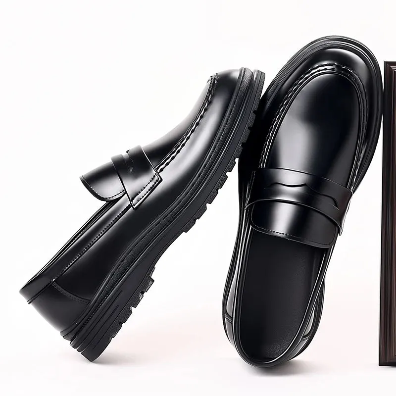 LuxeStride Handmade Leather Driving Loafers