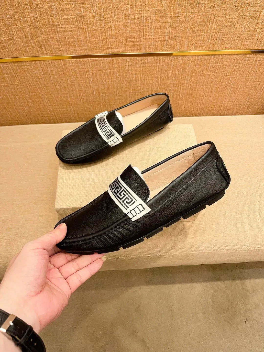 LuxeStyle Designer Herrenmode - Echtleder Casual Loafers