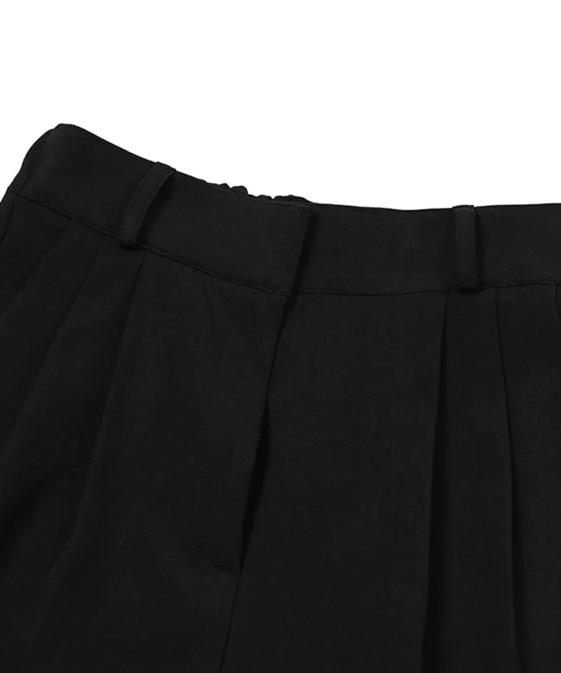 MACKY Golf: Basic Bermuda Pants - Black
