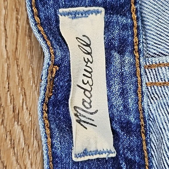 Madewell The Perfect Summer Jean Destructed Edition High Rise Raw Hem Jean