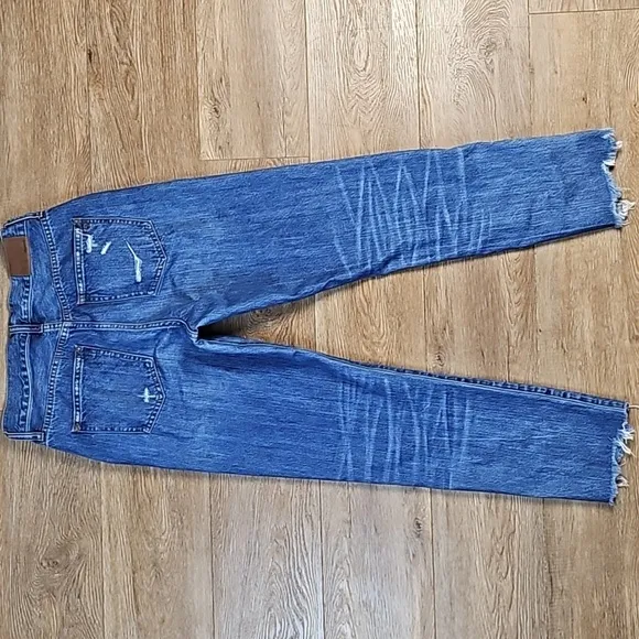 Madewell The Perfect Summer Jean Destructed Edition High Rise Raw Hem Jean