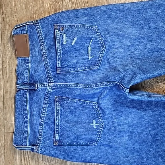 Madewell The Perfect Summer Jean Destructed Edition High Rise Raw Hem Jean