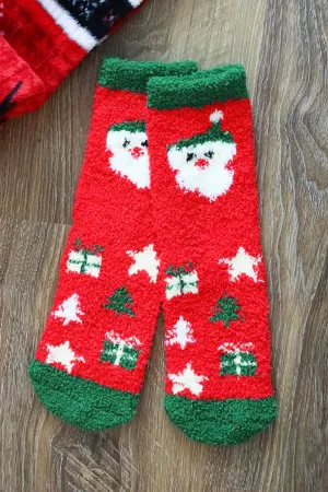 Magic Of Christmas Fuzzy Socks
