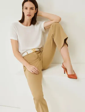 Marella - Fify Straight Trousers - Natural