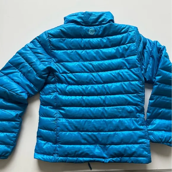 Marmot Women's Blue Puffer Jacket 800 fill