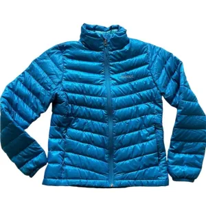 Marmot Women's Blue Puffer Jacket 800 fill