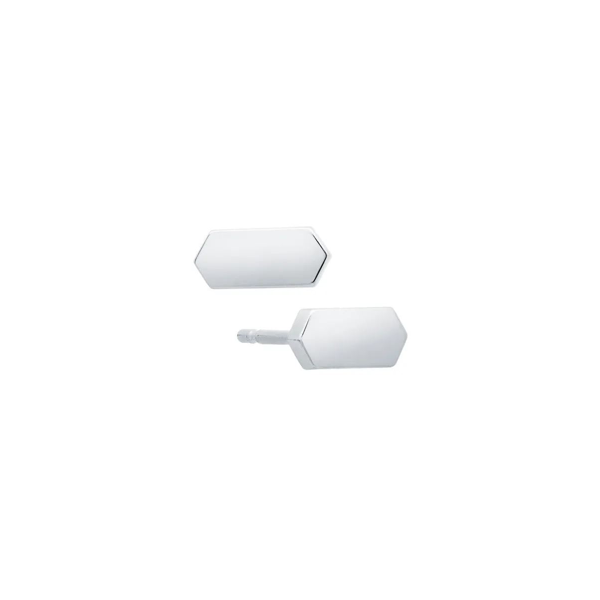 Marquis Studs | White Gold