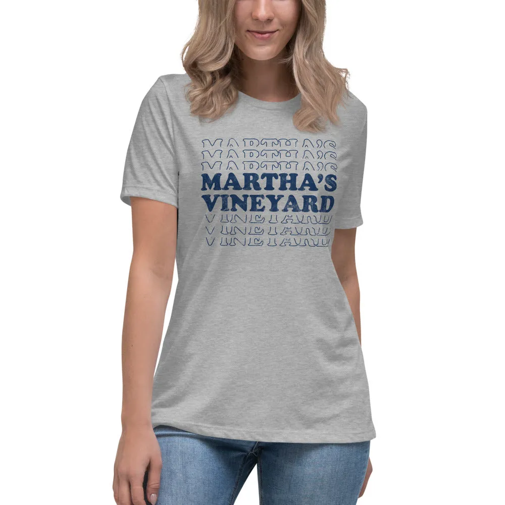 Martha’s Vineyard Retro Women's Relaxed T-Shirt