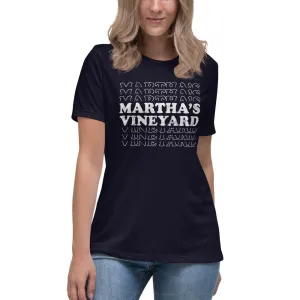 Martha’s Vineyard Retro Women's Relaxed T-Shirt