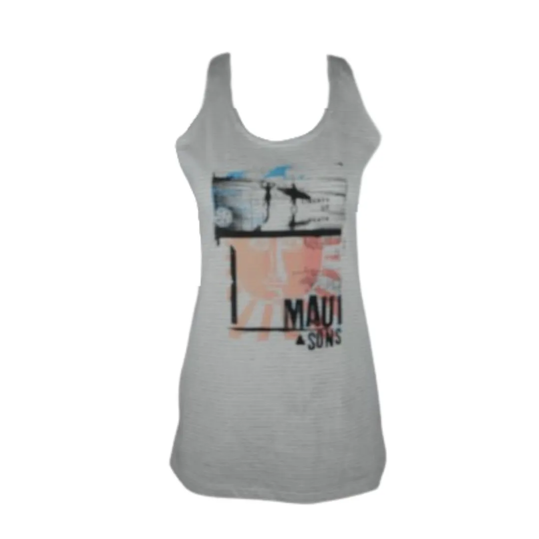 MAUI AND SONS RAZUR BACK TOP LADIES - WHSTR