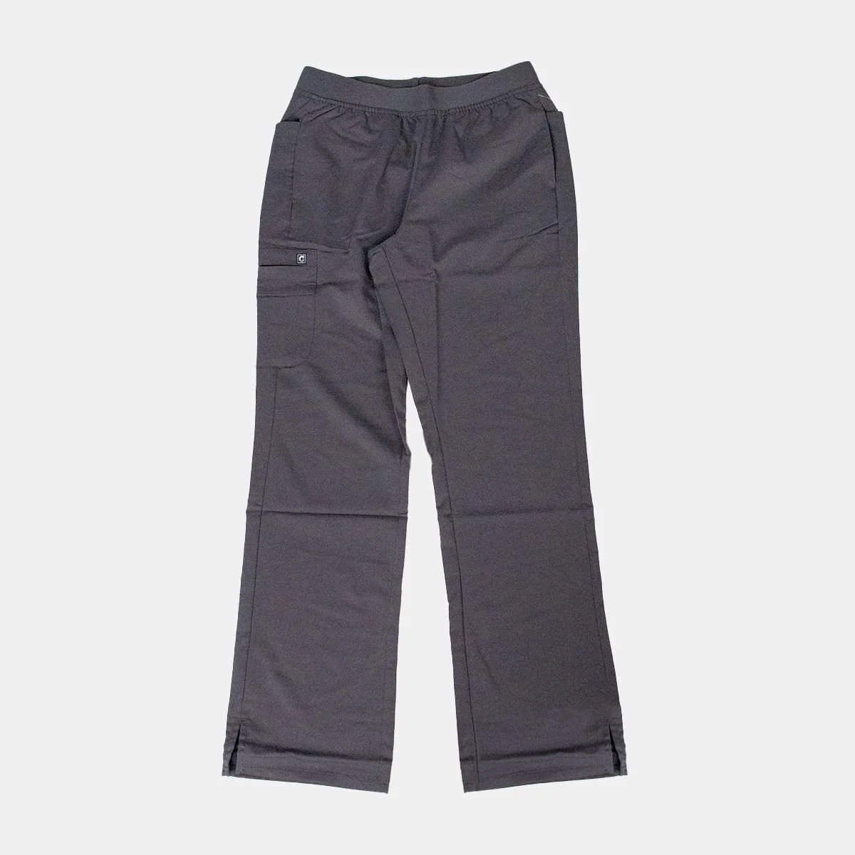 Mid-Rise Pull-On Straight Leg Pant
